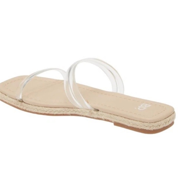 BP | Women’s Viola Clear Flat Slides Sandals Sz 7M NWOT - Picture 2 of 6
